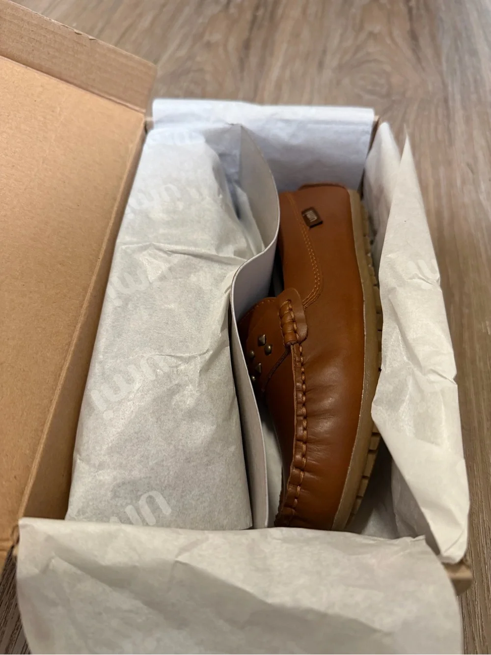 Umi School Uniform Loafers Size 1 Youth US EU 32 Brown Leather Comfort Shoes NEW